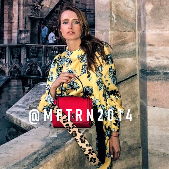 ZARA Floral Print Mini Dress with Tie* - Picture 7 of 15